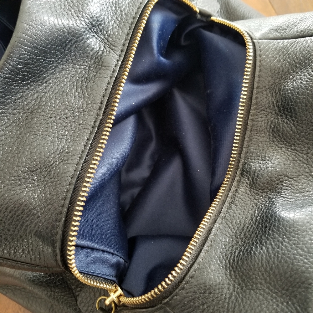 COACH Madison Phoebe 26224 Black Pebbled Leather Handbag Purse - Picture 15 of 16